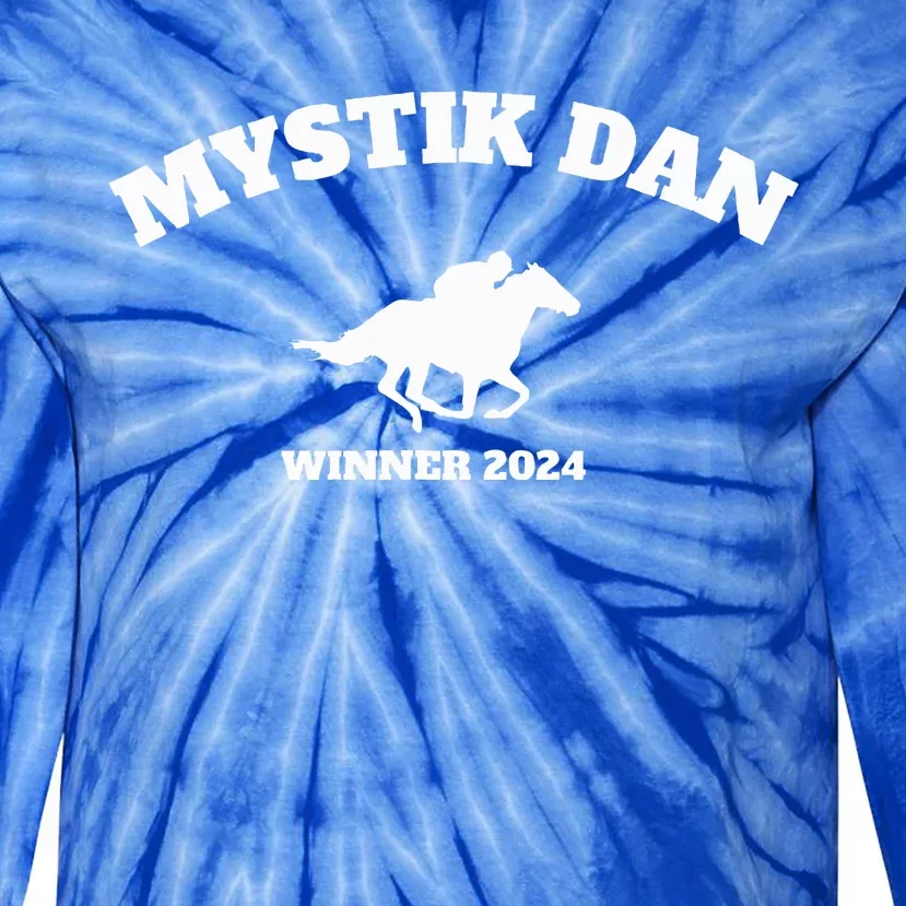 Horse Racing Mystik Dan Winner 2024 Tie-Dye Long Sleeve Shirt