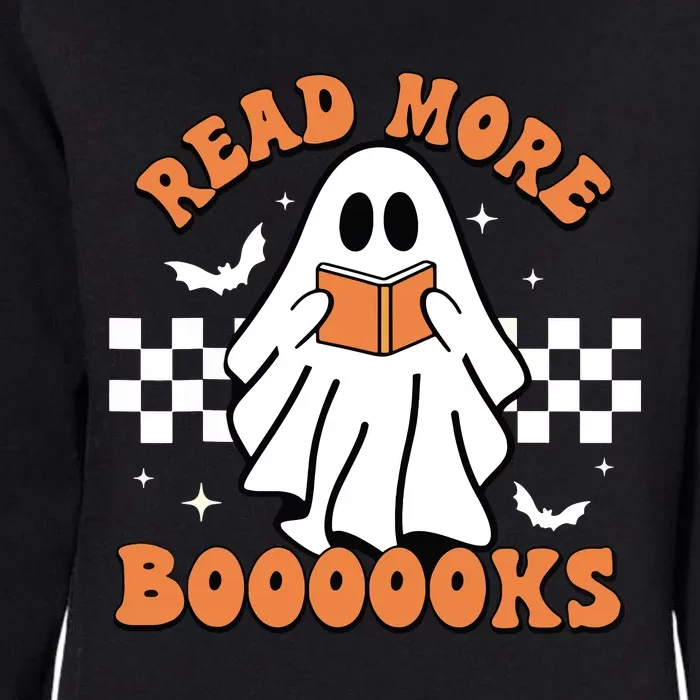 Halloween Read More Books Cute Boo Read A Book Teachers Day Womens California Wash Sweatshirt