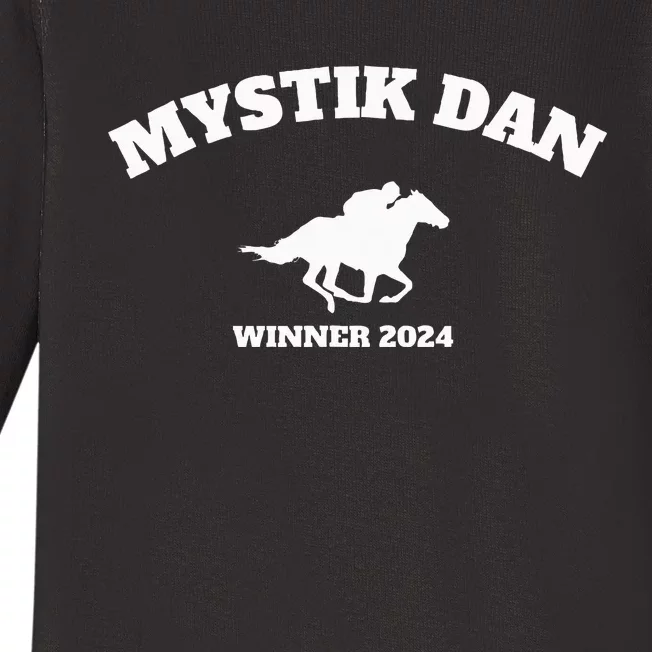 Horse Racing Mystik Dan Winner 2024 Baby Long Sleeve Bodysuit