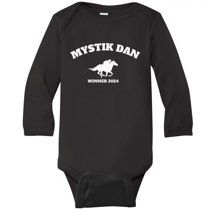 Horse Racing Mystik Dan Winner 2024 Baby Long Sleeve Bodysuit