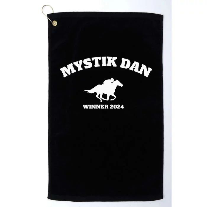 Horse Racing Mystik Dan Winner 2024 Platinum Collection Golf Towel