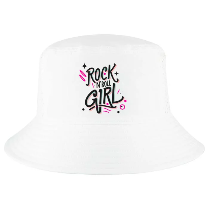 Halloween Rock N Roll Girl Retro Costume Graffiti Cool Comfort Performance Bucket Hat