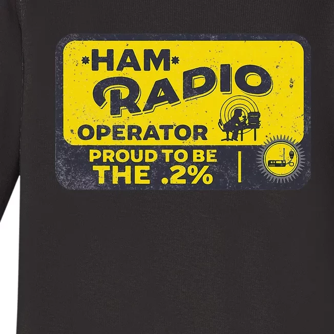 Ham Radio Operator For Signalers And Technicians Baby Long Sleeve Bodysuit