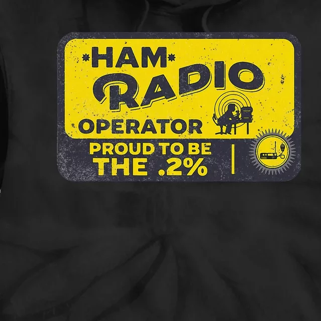 Ham Radio Operator For Signalers And Technicians Tie Dye Hoodie