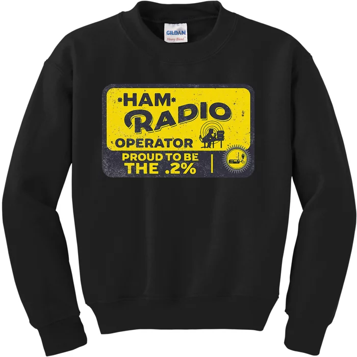 Ham Radio Operator For Signalers And Technicians Kids Sweatshirt