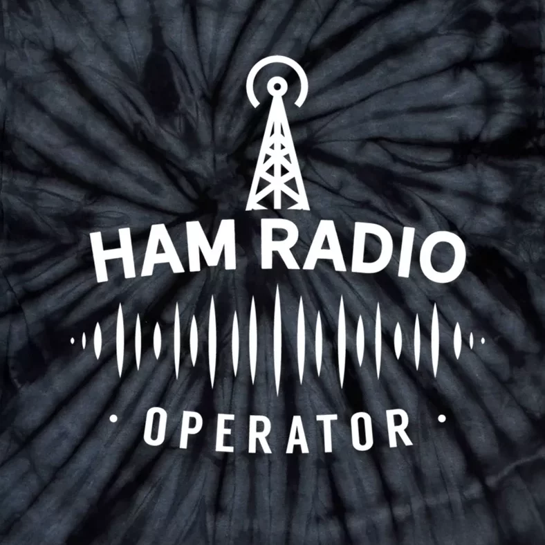 Ham Radio Operator Service Amateur Gift Tie-Dye T-Shirt