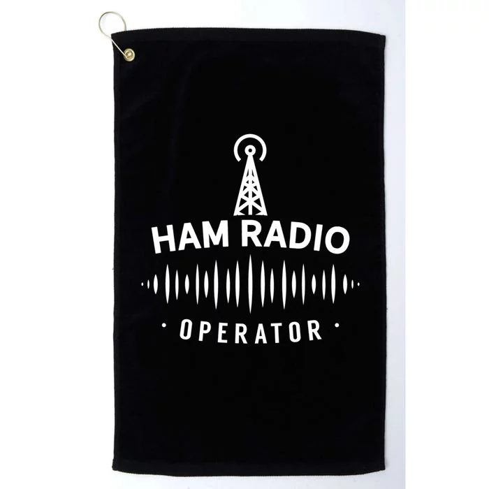 Ham Radio Operator Service Amateur Gift Platinum Collection Golf Towel