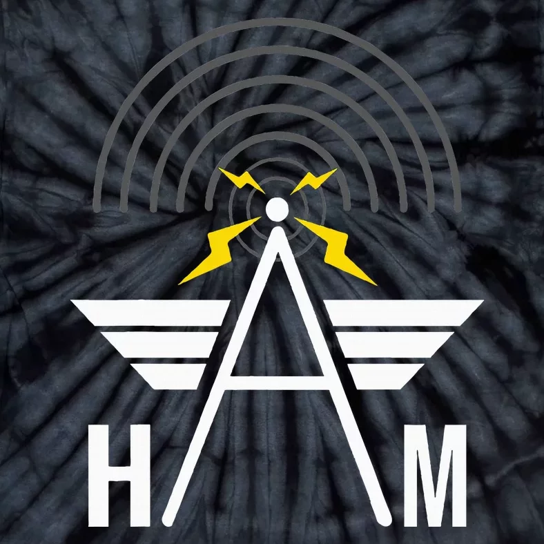 Ham Radio Operator Amateur Radio Enthusiast Tie-Dye T-Shirt