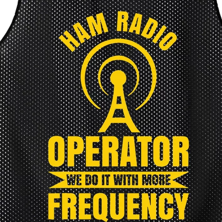 Ham Radio Operator For Ham Radio Amateur And Mesh Reversible Basketball Jersey Tank