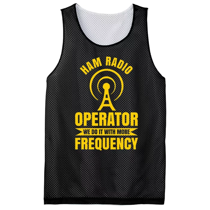 Ham Radio Operator For Ham Radio Amateur And Mesh Reversible Basketball Jersey Tank