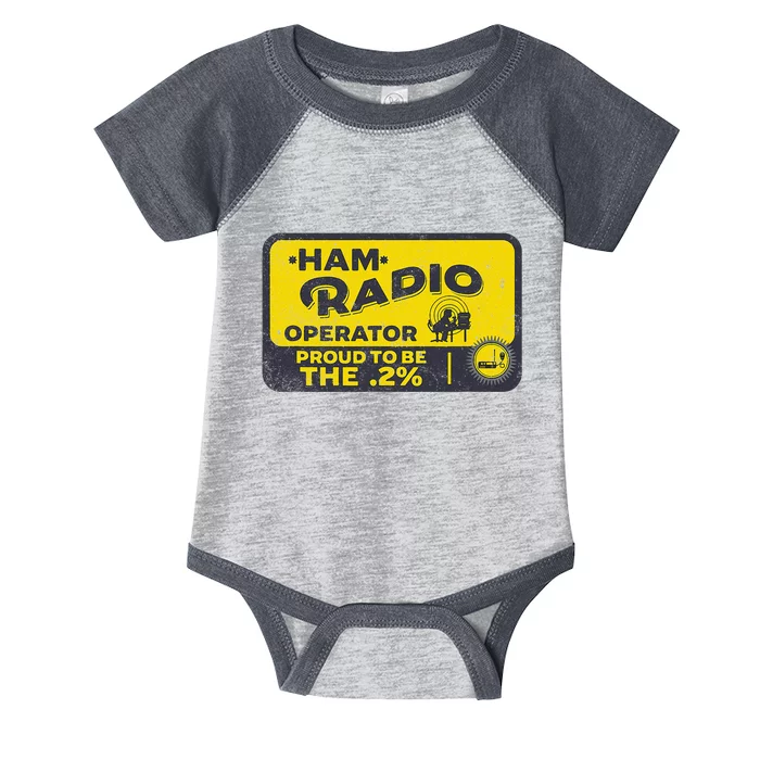 Ham Radio Operator For Signalers and Technicians Infant Baby Jersey Bodysuit