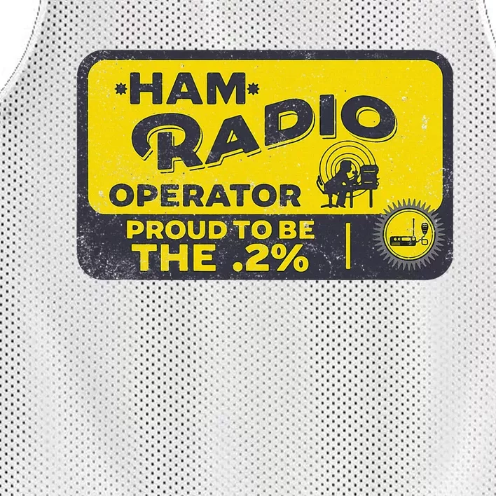 Ham Radio Operator For Signalers and Technicians Mesh Reversible Basketball Jersey Tank