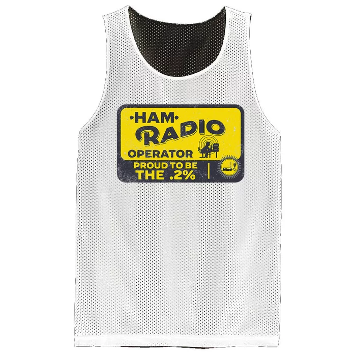 Ham Radio Operator For Signalers and Technicians Mesh Reversible Basketball Jersey Tank