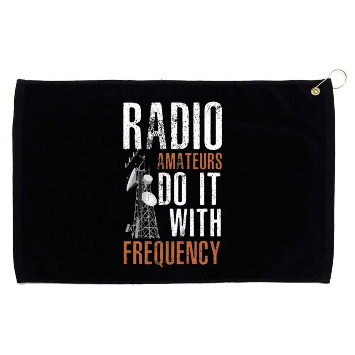 ham radio operator for ham radio amateur and funny ham radio Grommeted Golf Towel