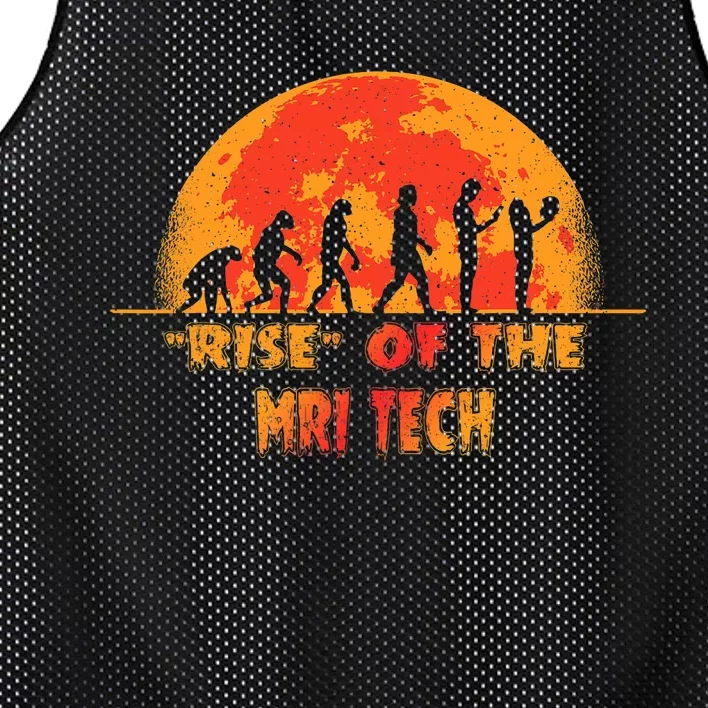 Halloween Rise Of The Mri Tech Job Coworker Mesh Reversible Basketball Jersey Tank