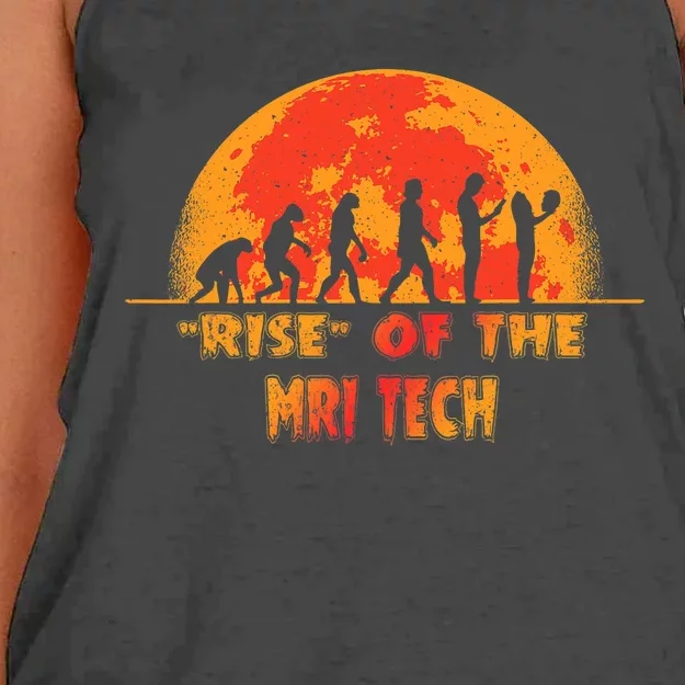 Halloween Rise Of The Mri Tech Job Coworker Women's Knotted Racerback Tank