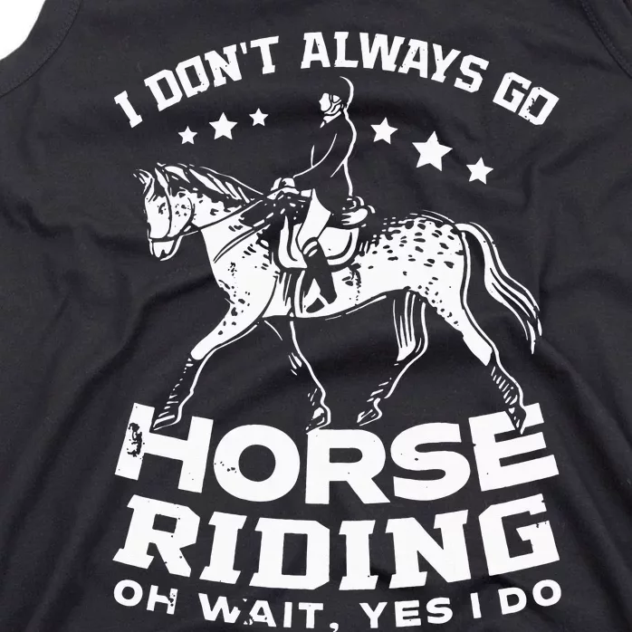 Horse Riding Owner Outfit Equestrian Horse Lover Tank Top