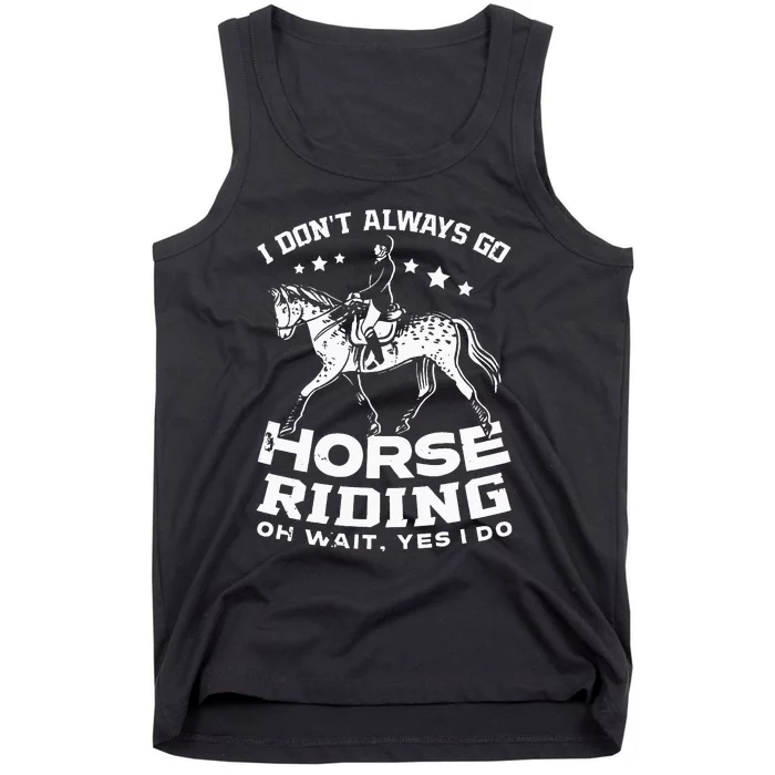 Horse Riding Owner Outfit Equestrian Horse Lover Tank Top