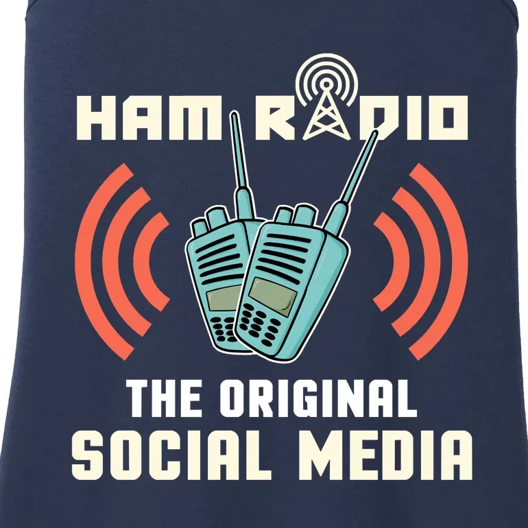 Ham Radio Operator CB Radio Funny Ladies Essential Tank