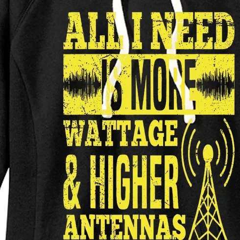 HAM Radio Professional Design for a Ham radio hobbyist Women's Fleece Hoodie