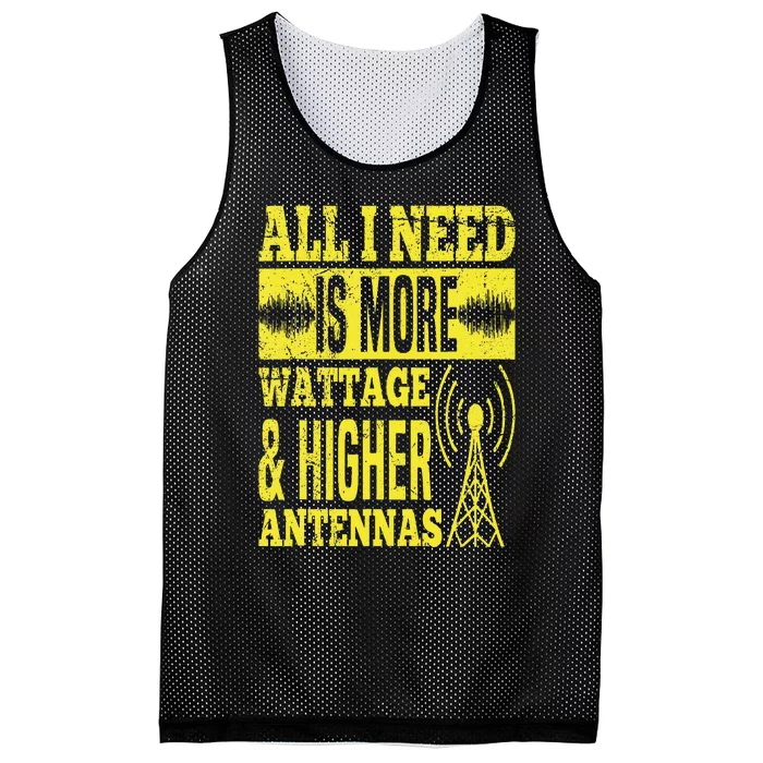 HAM Radio Professional Design for a Ham radio hobbyist Mesh Reversible Basketball Jersey Tank