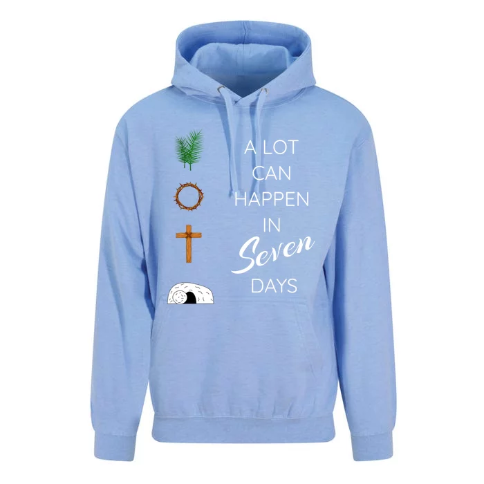 His Risen Palm Sunday Holy Week Good Friday Easter Gift Unisex Surf Hoodie