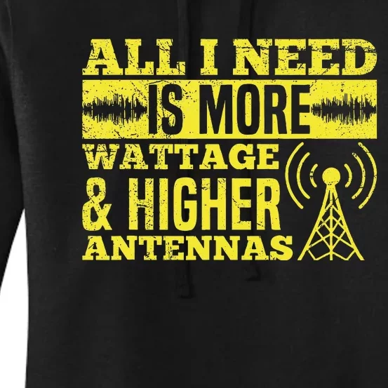 HAM Radio Professional Design for a Ham radio Women's Pullover Hoodie