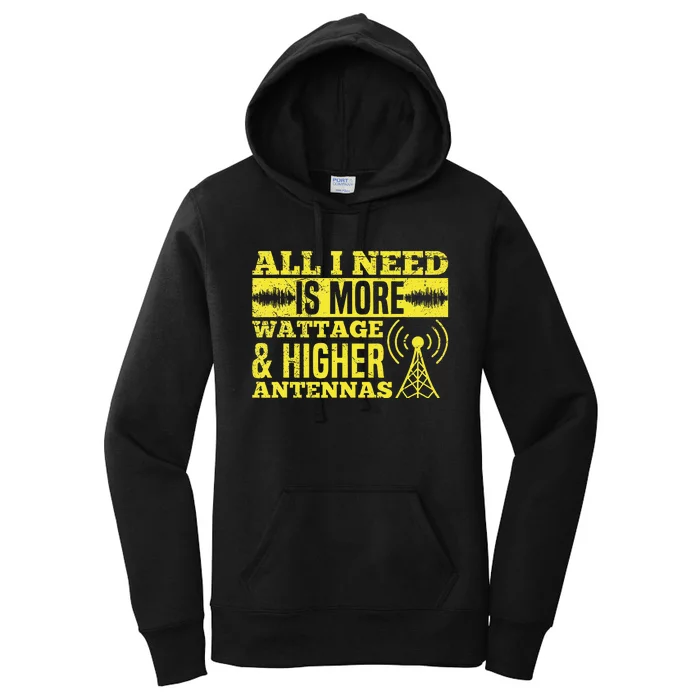 HAM Radio Professional Design for a Ham radio Women's Pullover Hoodie