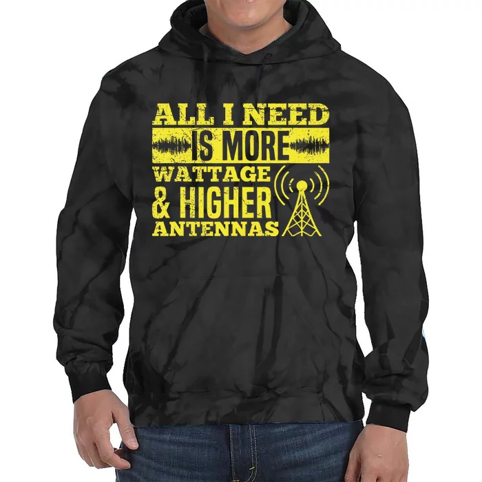 HAM Radio Professional Design for a Ham radio Tie Dye Hoodie