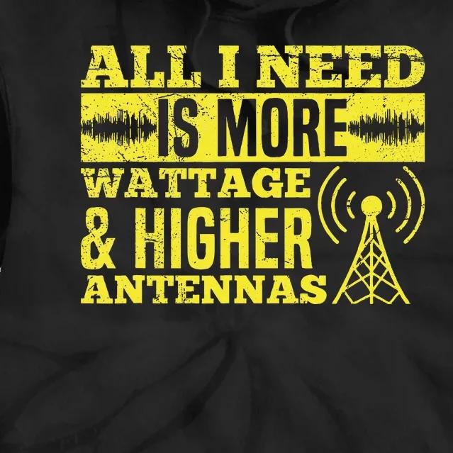 HAM Radio Professional Design for a Ham radio Tie Dye Hoodie