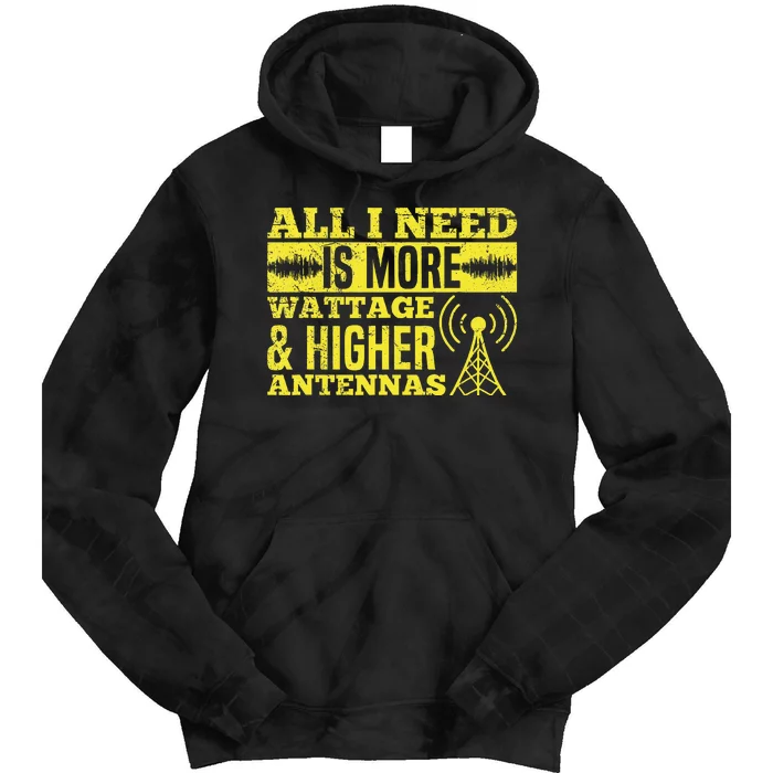 HAM Radio Professional Design for a Ham radio Tie Dye Hoodie