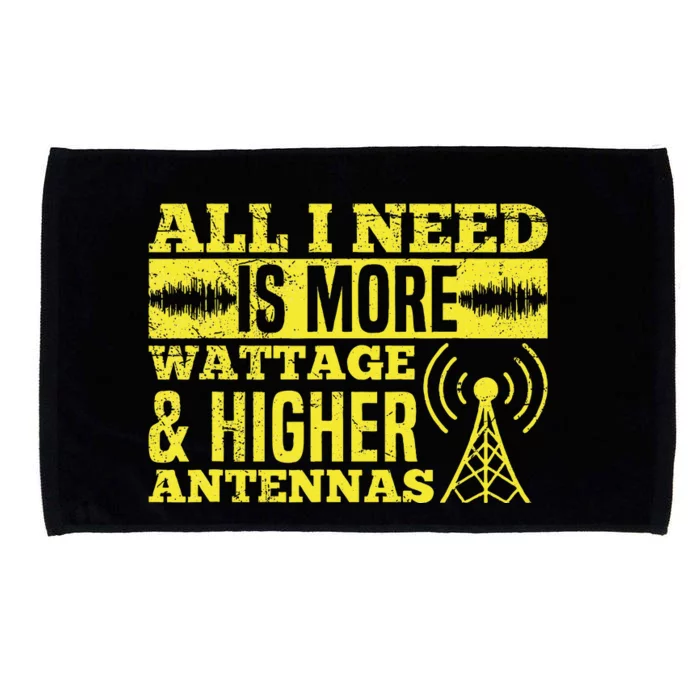 HAM Radio Professional Design for a Ham radio Microfiber Hand Towel