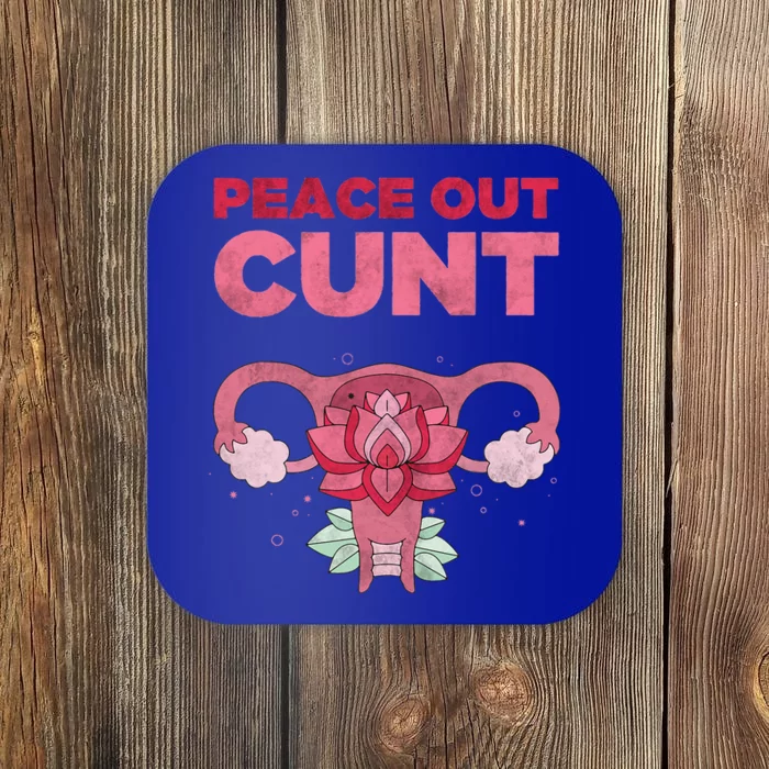 Hysterectomy Recovery Products Peace Out Uterus Coaster