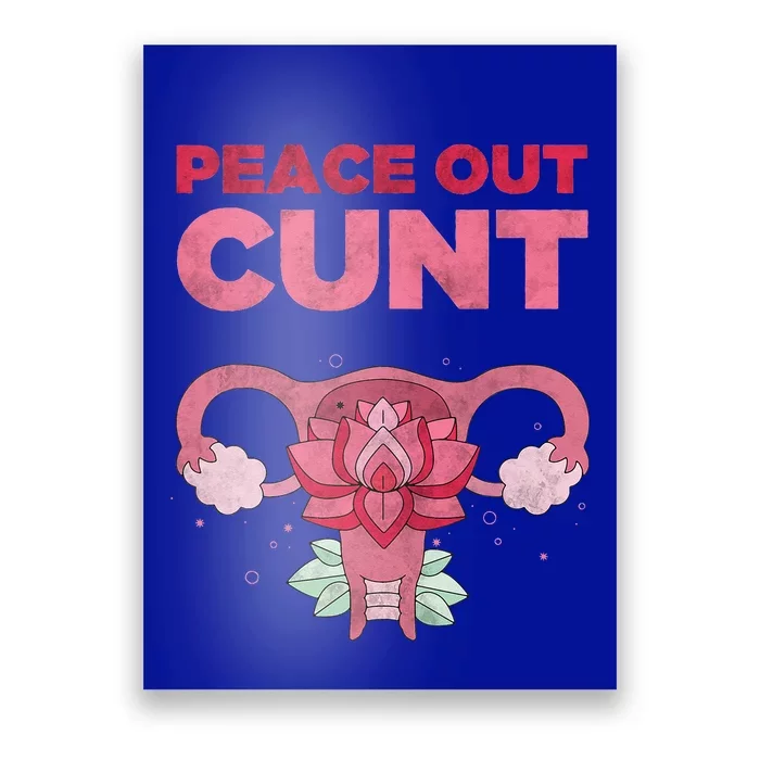 Hysterectomy Recovery Products Peace Out Uterus Poster