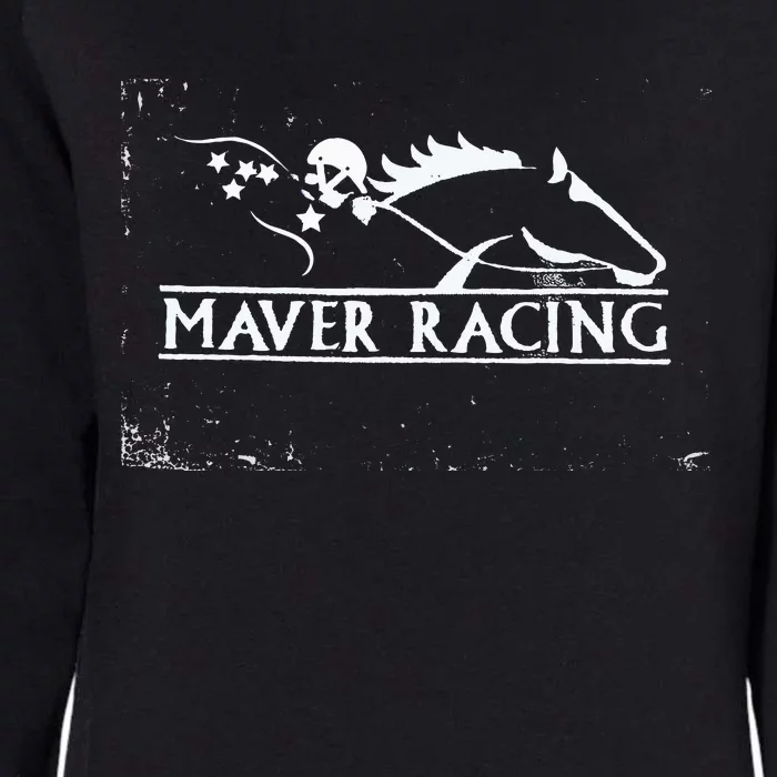 Horse Racing Racehorse Mavers Racing Racing Jockey Womens California Wash Sweatshirt