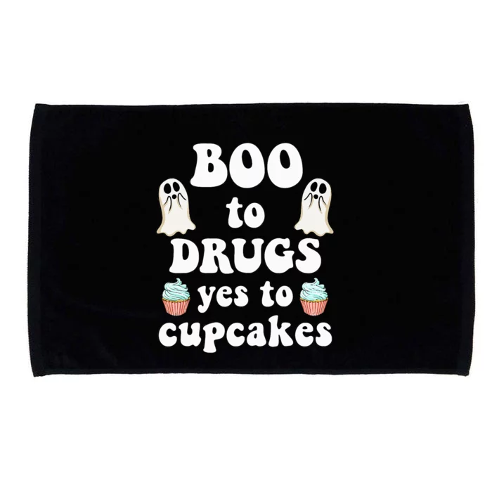 Halloween Red Ribbon Week Say BOO To Say Yes To Cupcakes Microfiber Hand Towel