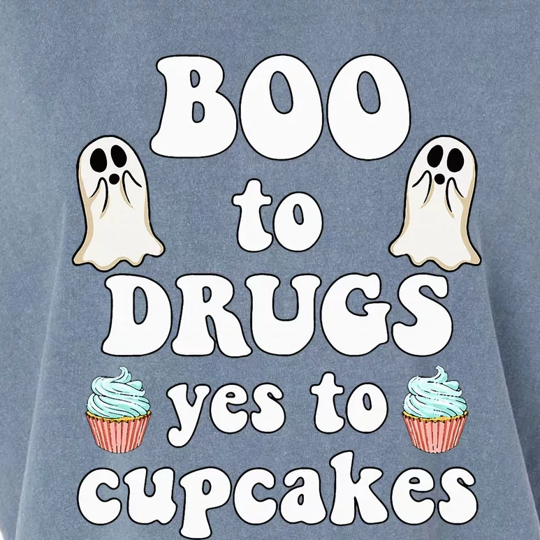 Halloween Red Ribbon Week Say BOO To Say Yes To Cupcakes Garment-Dyed Women's Muscle Tee