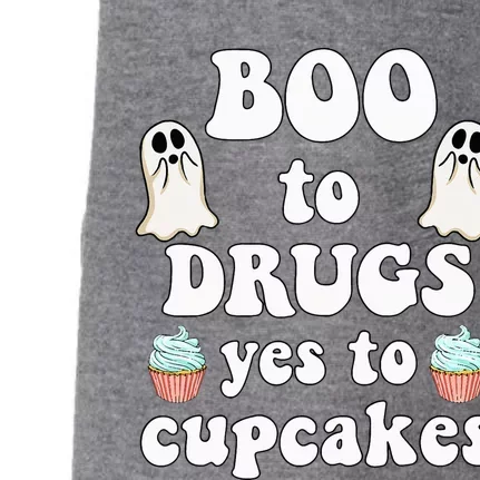 Halloween Red Ribbon Week Say BOO To Say Yes To Cupcakes Doggie 3-End Fleece Hoodie