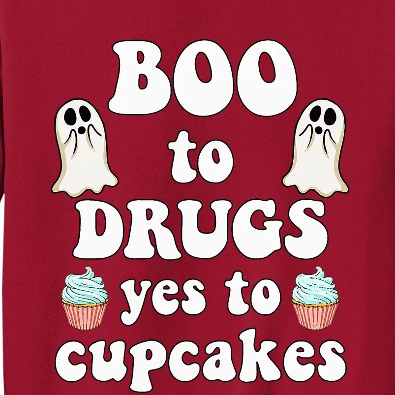 Halloween Red Ribbon Week Say BOO To Say Yes To Cupcakes Tall Sweatshirt