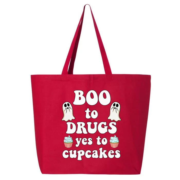 Halloween Red Ribbon Week Say BOO To Say Yes To Cupcakes 25L Jumbo Tote