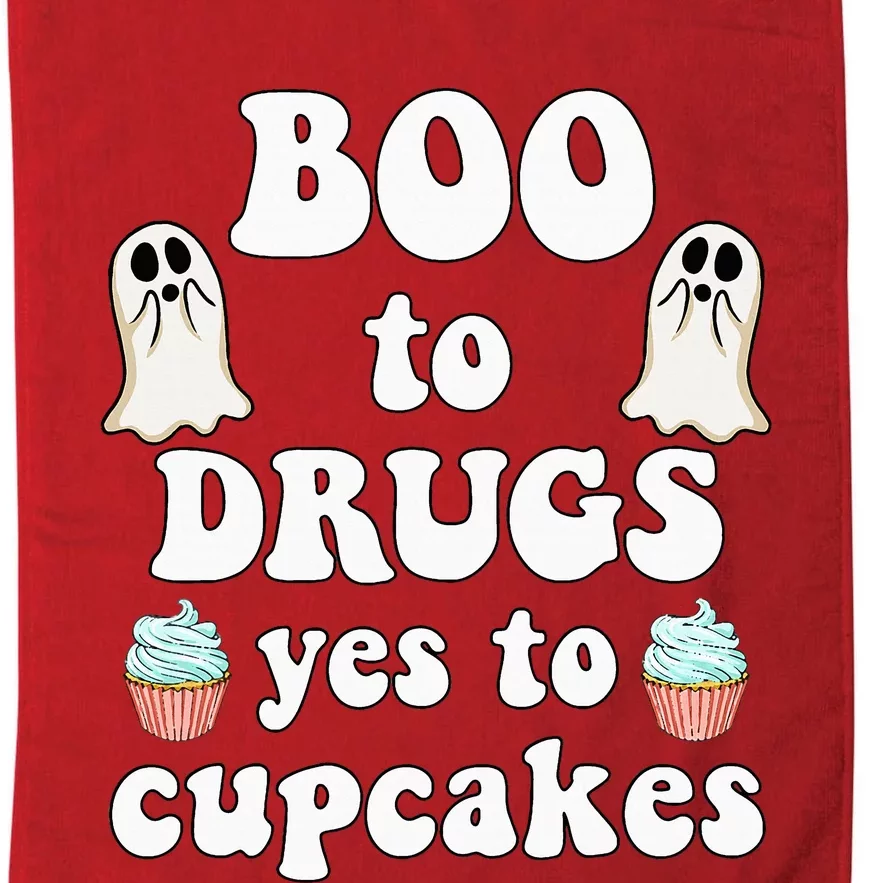 Halloween Red Ribbon Week Say BOO To Say Yes To Cupcakes Platinum Collection Golf Towel