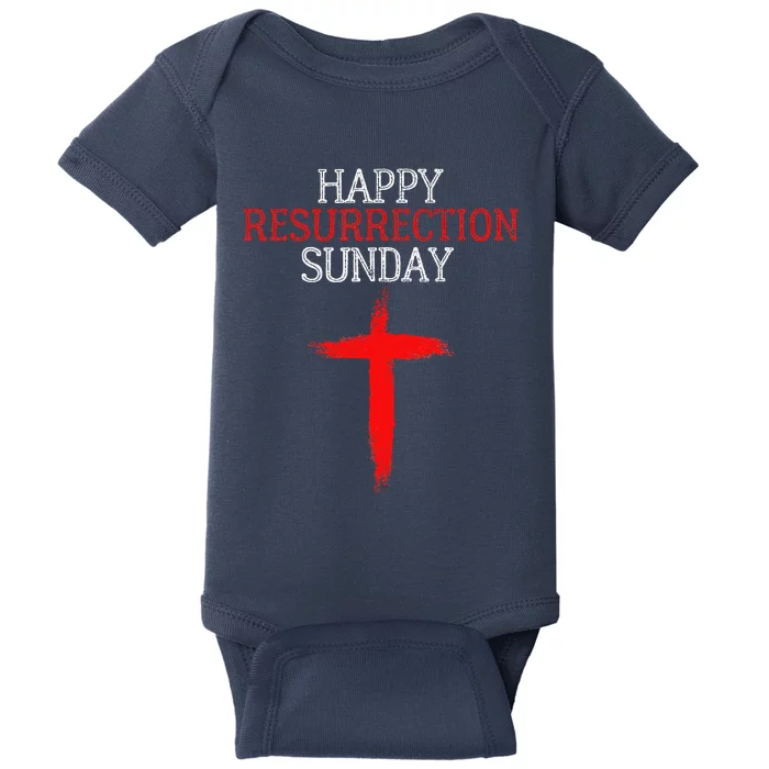 Happy Resurrection Sunday Easter Jesus Christian Church Baby Bodysuit