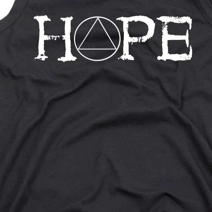 Hope Recover Sobriety Recovery Alcoholic Sober Tank Top