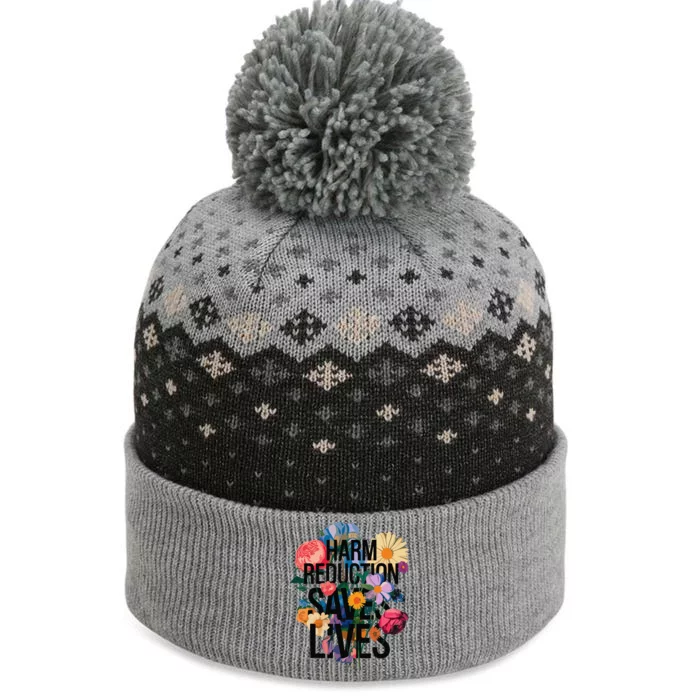 Harm Reduction Saves Lives Mental Health Awareness Month The Baniff Cuffed Pom Beanie