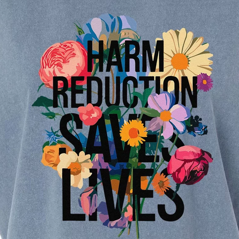 Harm Reduction Saves Lives Mental Health Awareness Month Garment-Dyed Women's Muscle Tee