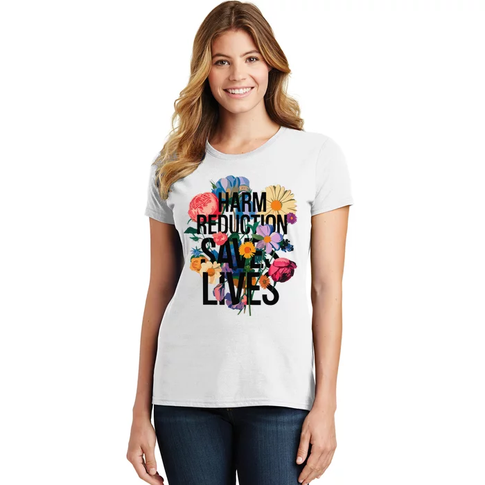 Harm Reduction Saves Lives Mental Health Awareness Month Women's T-Shirt