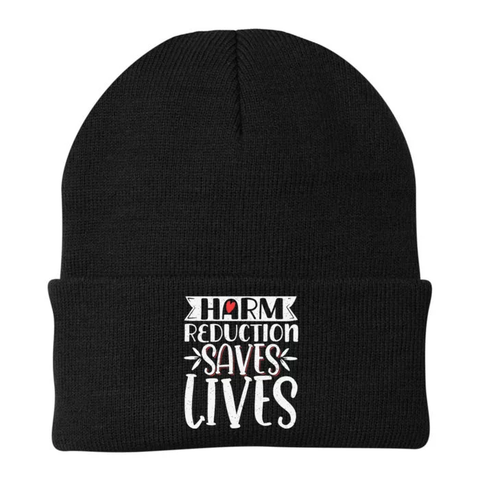 Harm Reduction Saves Lives Knit Cap Winter Beanie