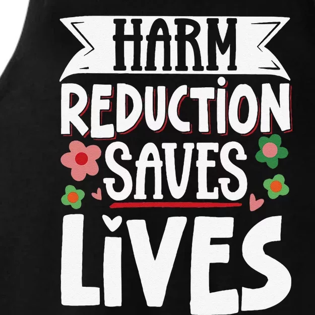 Harm Reduction Saves Lives Ladies Tri-Blend Wicking Tank