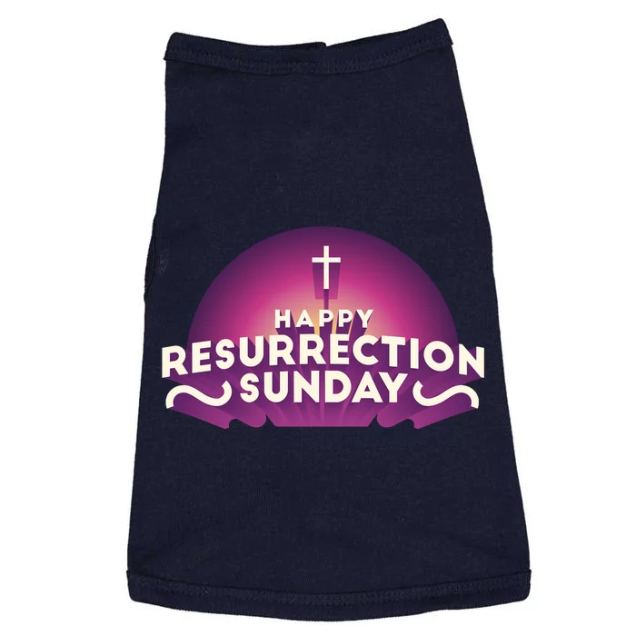 Happy Resurrection Sunday Cross Doggie Tank