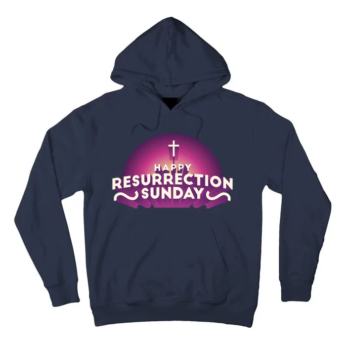 Happy Resurrection Sunday Cross Tall Hoodie